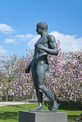 Image showing Sculpture near Academic Art Museum in Bonn