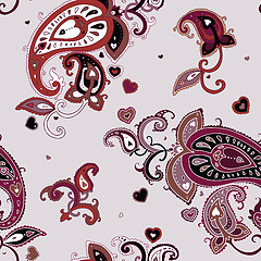 Image showing Vintage Paisley pattern