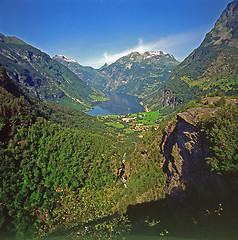 Image showing Geiranger Fjord, Norway