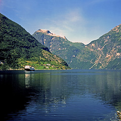 Image showing Geiranger Fjord, Norway