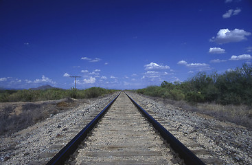 Image showing  Rail tracks