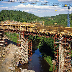 Image showing Bridge construction