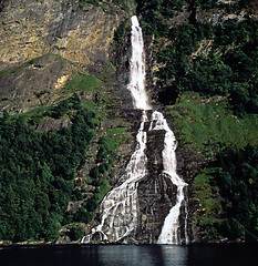 Image showing Waterfalls, Norway