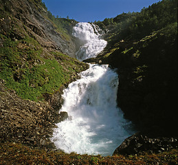 Image showing Waterfalls, Norway