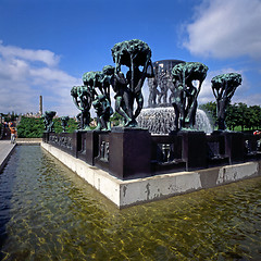 Image showing Vigeland Park, Oslo, Norway