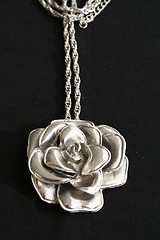 Image showing Necklace with rose
