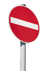 Image showing No Entry Traffic Sign