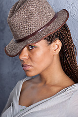 Image showing girl in hat