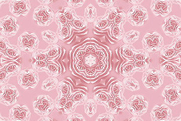 Image showing Abstract roses pattern 