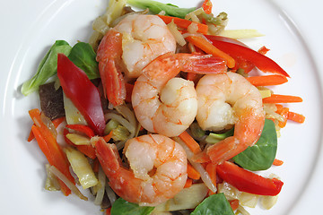 Image showing Fried Shrimps