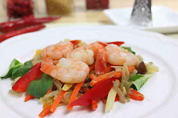 Image showing Fried Shrimps