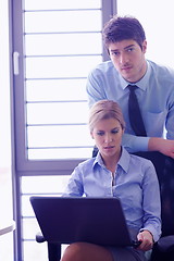 Image showing business people in a meeting at office