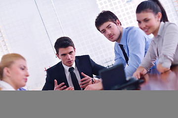 Image showing business people in a video meeting