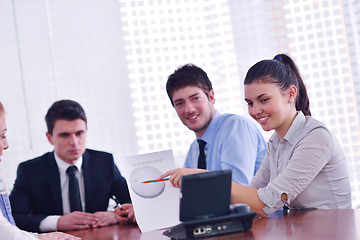 Image showing business people in a video meeting