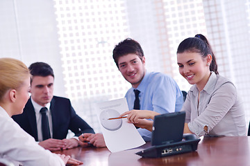 Image showing business people in a video meeting
