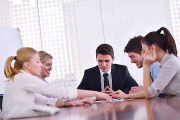 Image showing business people in a meeting at office