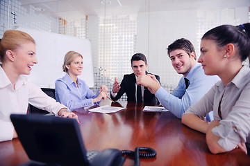 Image showing business people in a video meeting