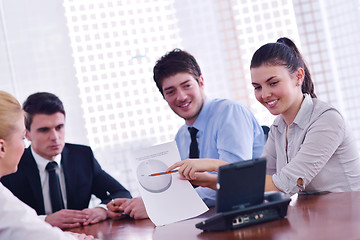 Image showing business people in a video meeting