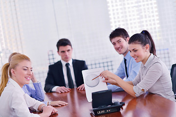 Image showing business people in a video meeting