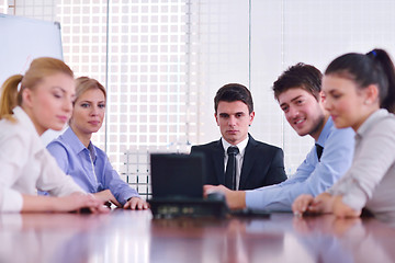 Image showing business people in a video meeting