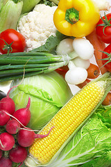 Image showing vegetables. Healthy food