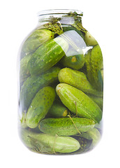 Image showing cucumbers