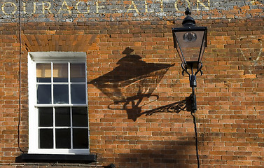 Image showing Lamp and shadow