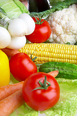 Image showing vegetables. Healthy food
