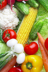 Image showing vegetables. Healthy food