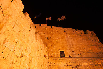 Image showing Tower of david in Jerusalem