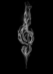 Image showing smoke clef