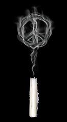 Image showing smoke pacific symbol