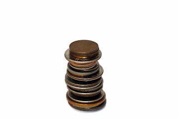 Image showing Stack of coins