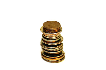 Image showing Stack of coins