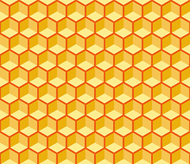 Image showing Seamless hexagonal cells