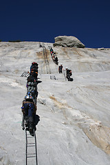 Image showing Rock Climbing in the French Alps