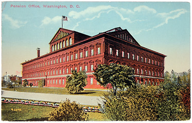 Image showing Pension Office Postcard