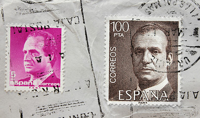 Image showing King Juan Carlos Stamps