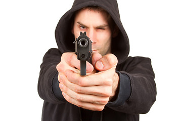 Image showing Man with a gun 