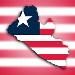 Image showing Map of Liberia