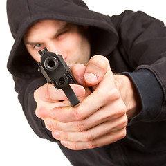 Image showing Man with a gun 