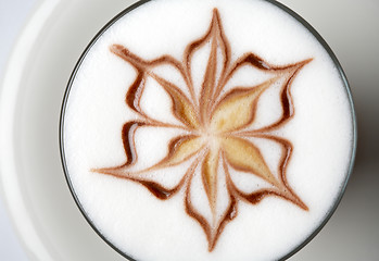 Image showing barista latte coffee