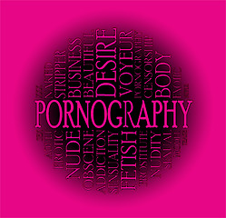 Image showing Pornography cloud concept