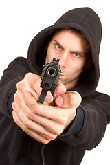 Image showing Man with a gun 