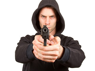 Image showing Man with a gun 