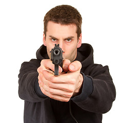 Image showing Man with a gun 