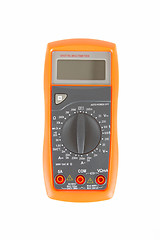 Image showing Digital multimeter isolated