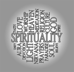 Image showing Spirituality word cloud