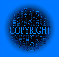 Image showing Copyright word cloud concept