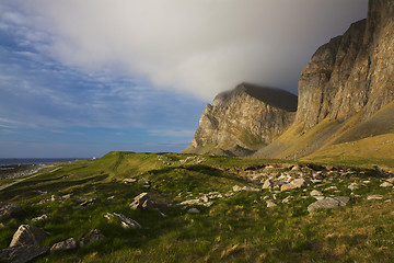 Image showing Cliffs on Norwegian coast